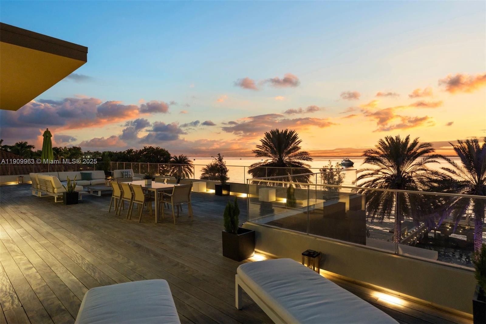 360 Harbor Drive Key Biscayne, FL 33149 - Photo 23 of 86 a view of a terrace with seating area