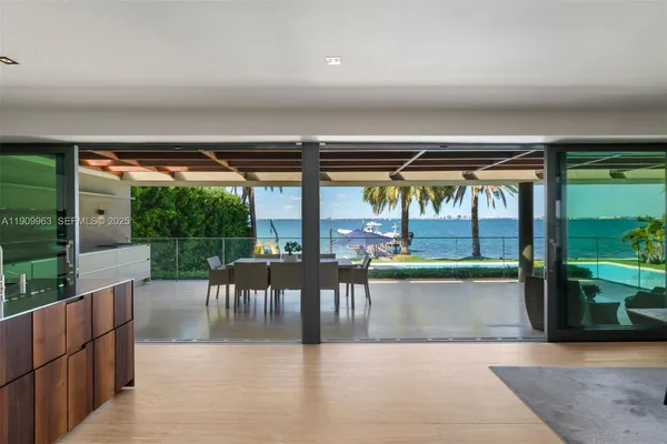 a view of a backyard with a patio