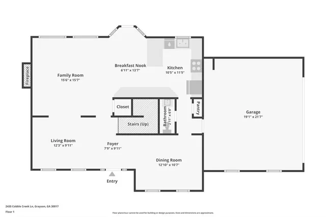 $425,000 | 2435 Cobble Creek Lane, Grayson, GA 30017