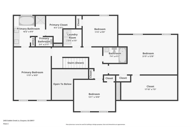 $425,000 | 2435 Cobble Creek Lane, Grayson, GA 30017
