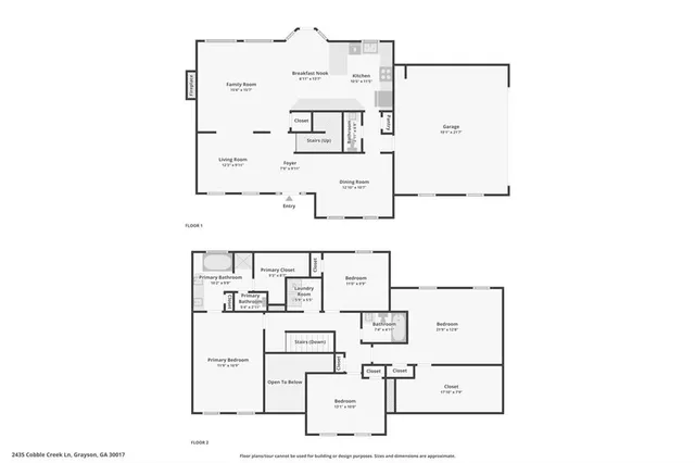 $425,000 | 2435 Cobble Creek Lane, Grayson, GA 30017