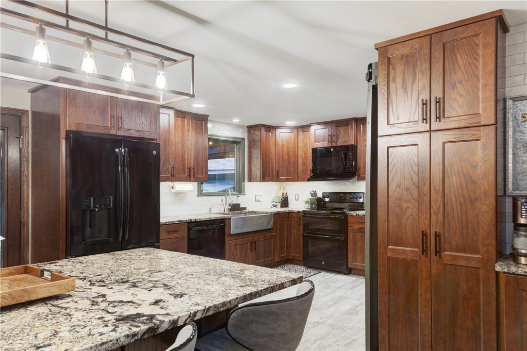 536 Douglas Hook Road Glocester, RI 02814 - Photo 11 of 41 Eat in Kitchen with farmers sink and granite