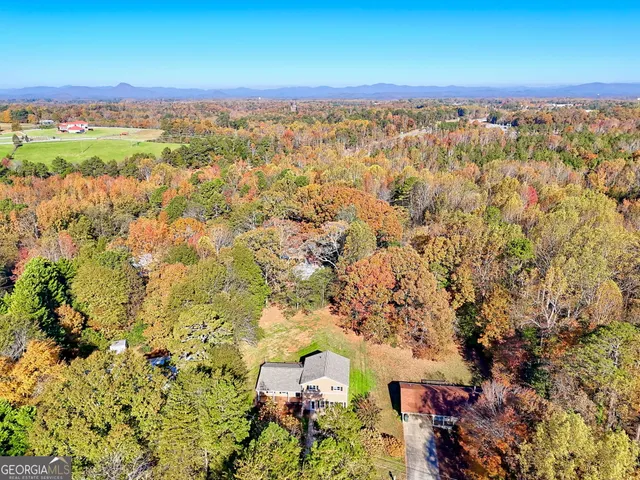 view of city and green space