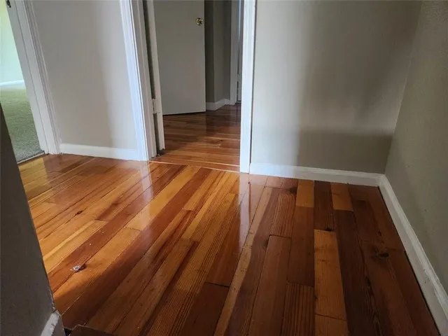 a view of wooden floor