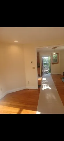 a view of livingroom with ocean view