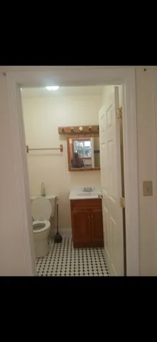 a view of a bathroom