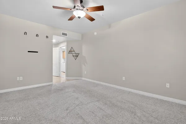 a view of an empty room
