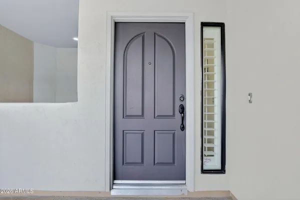 a view of a entryway door