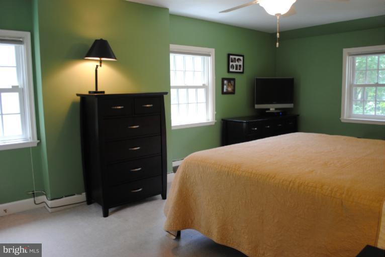 5803 Kenmore Road Baltimore, MD 21210 - Photo 26 of 29 a bedroom with a bed and a flat tv screen on dresser