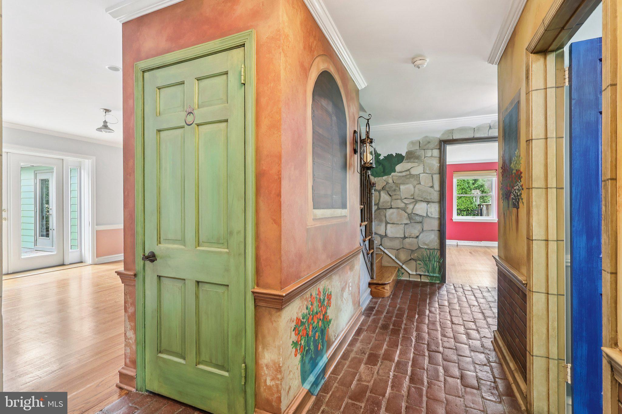 260 Mathers Road Ambler, PA 19002 - Photo 13 of 89 Foyer hallway mural