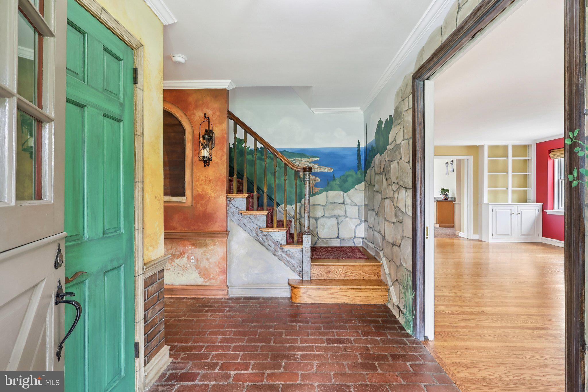 260 Mathers Road Ambler, PA 19002 - Photo 10 of 89 Foyer entrance mural