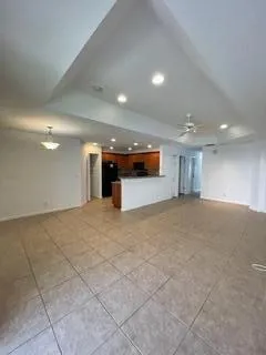 a bathroom with a walk in closet