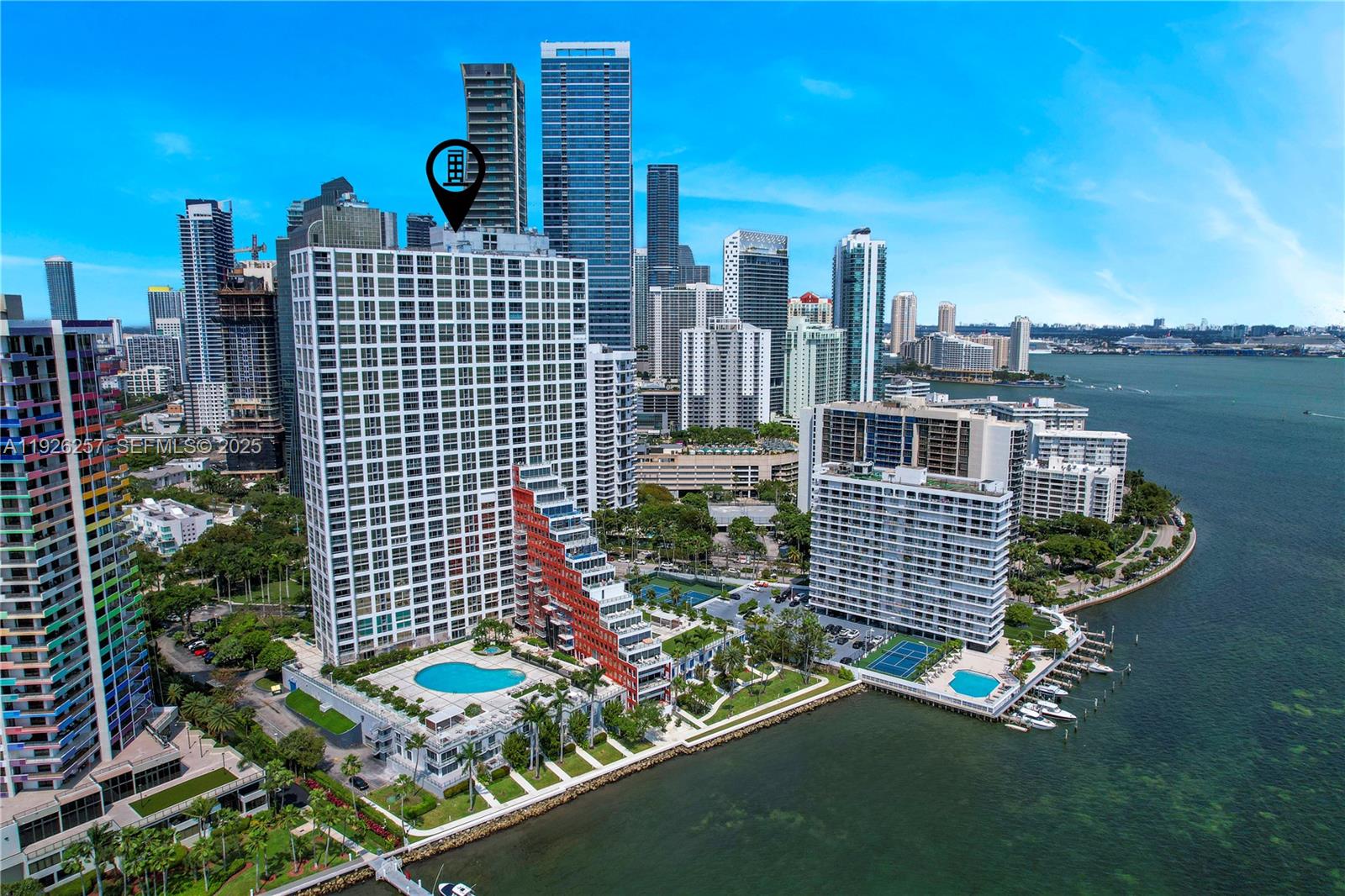 1541 Brickell Avenue, Unit A1201 Miami, FL 33129 - Photo 1 of 17 a view of a city with tall buildings