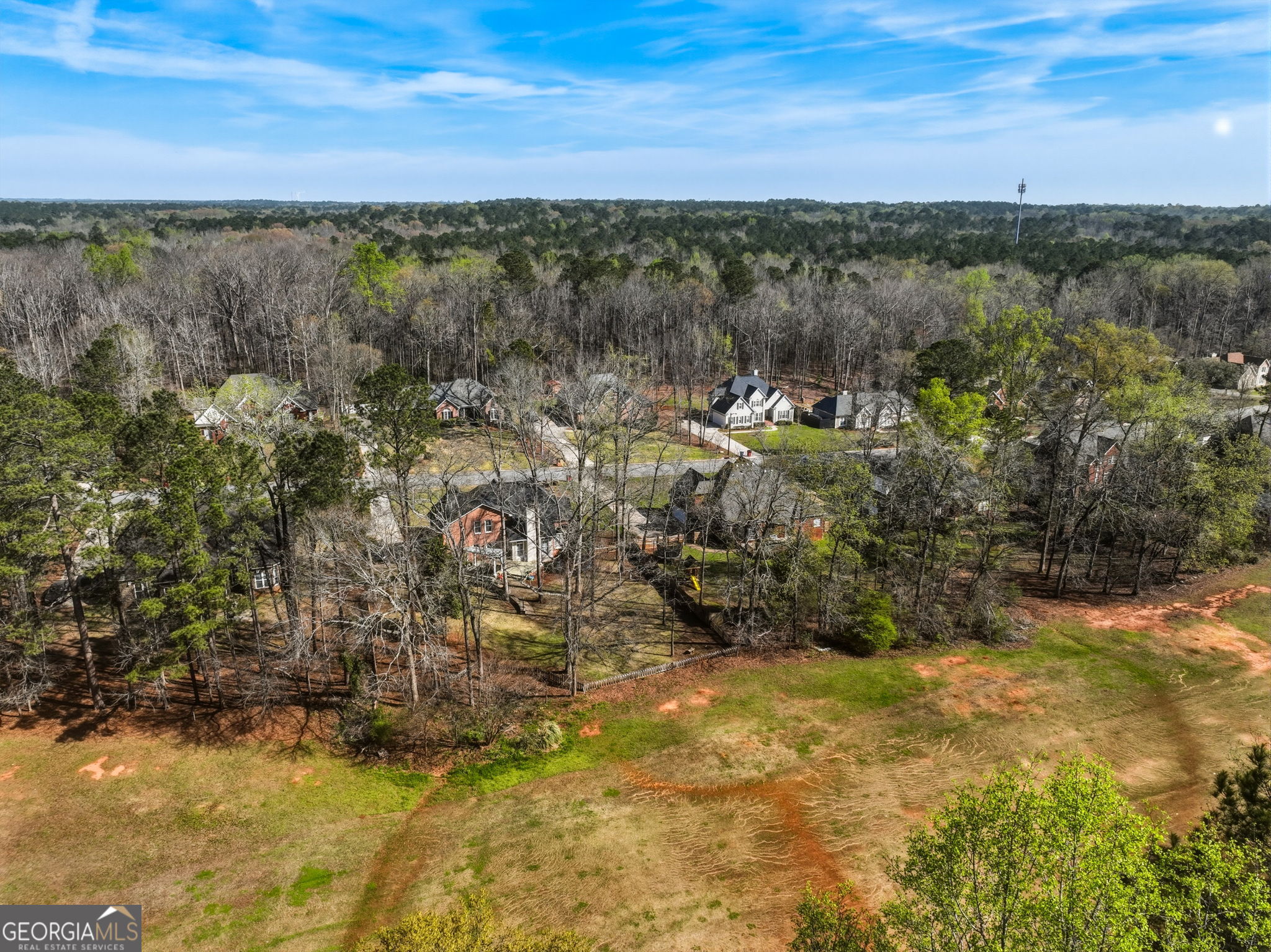 144 Cambridge Way Macon, GA 31220 - Photo 47 of 50 a view of a yard with an outdoor space