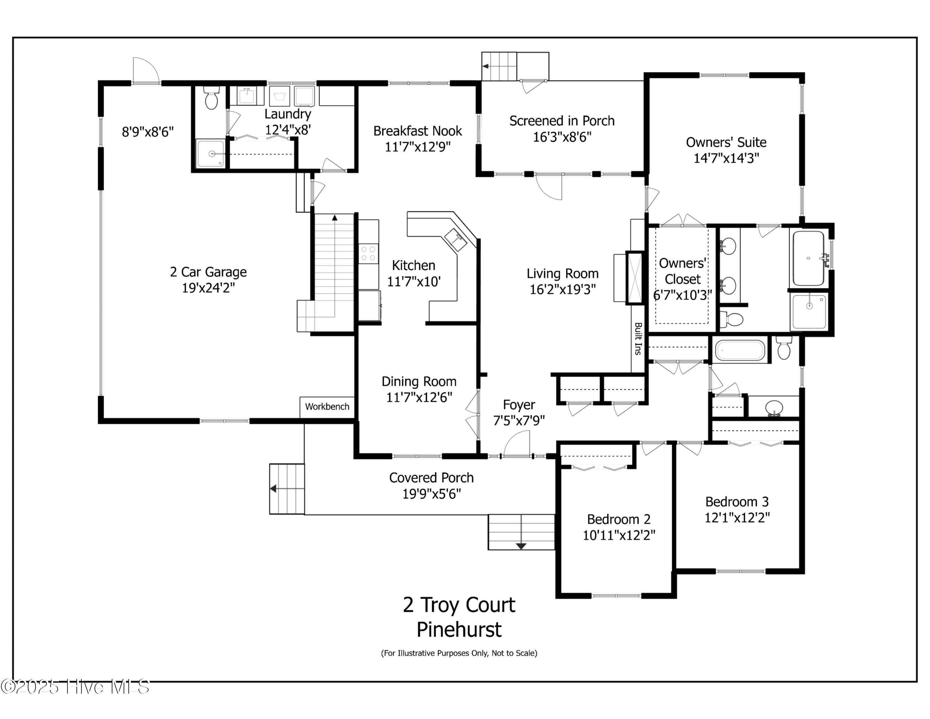 2 Troy Court Pinehurst, NC 28374 - Photo 70 of 71 Floor Plan/Downstairs