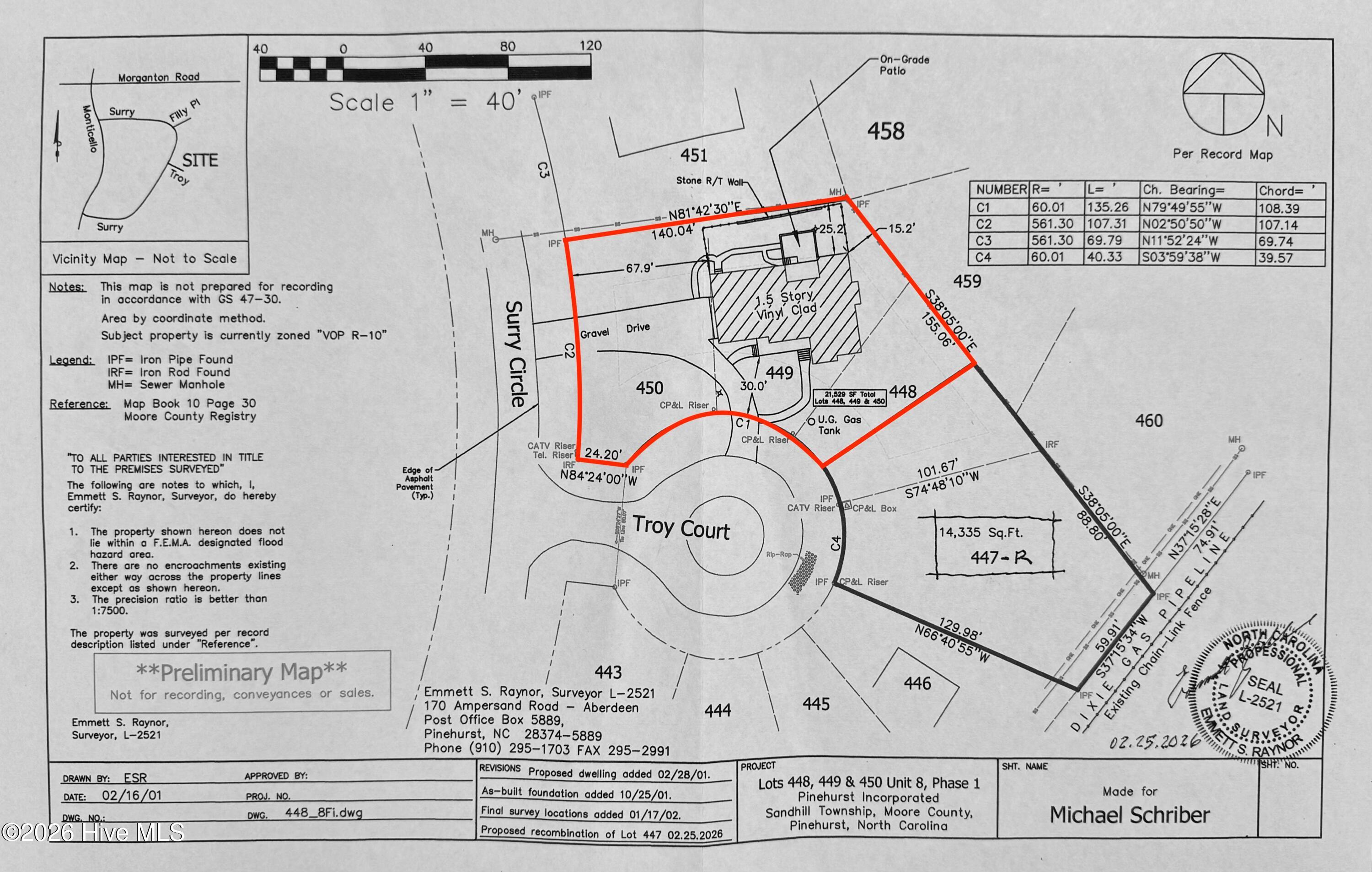 2 Troy Court Pinehurst, NC 28374 - Photo 69 of 71 Plat Map