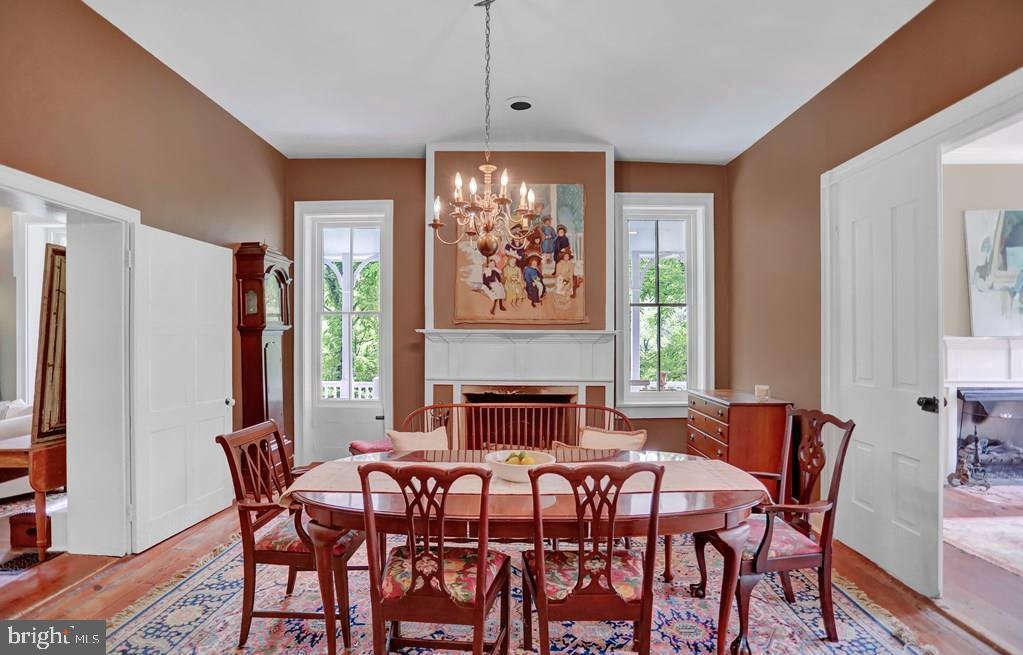 612 Old Rte 322 Spring Mills, PA 16875 - Photo 13 of 79 a view of a dining room with furniture window and outside view