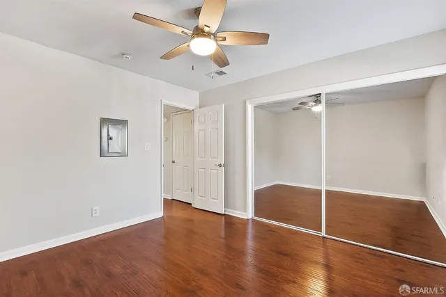 wooden floor in an empty room