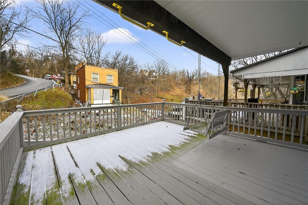 301 Milroy Street Pittsburgh, PA 15214 - Photo 5 of 24 a view of balcony with staircase