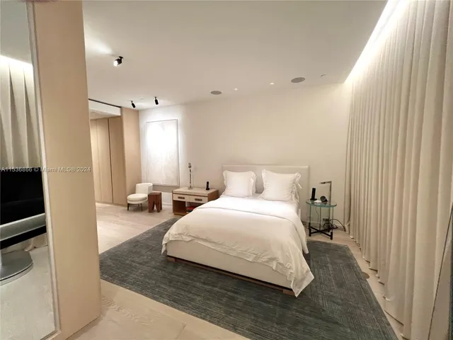 a view of a city with tall building in the background