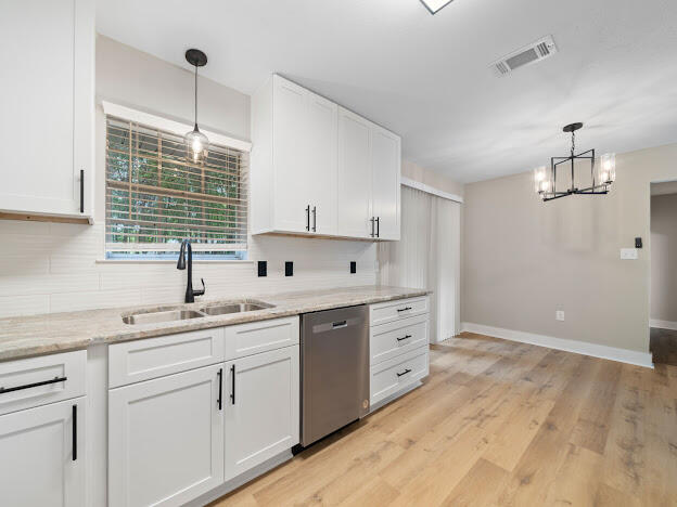 6180 Old Hickory Road Crestview, FL 32539 - Photo 5 of 31 a kitchen with a sink stove and cabinets