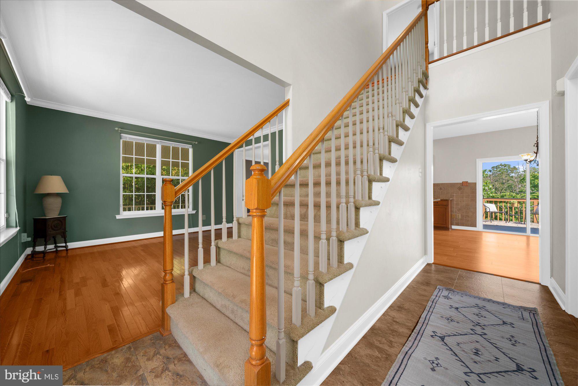 131 Appledale Road Norristown, PA 19403 - Photo 3 of 50 a view of staircase with white walls and windows