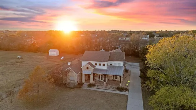 a view of a terrace with a lake view
