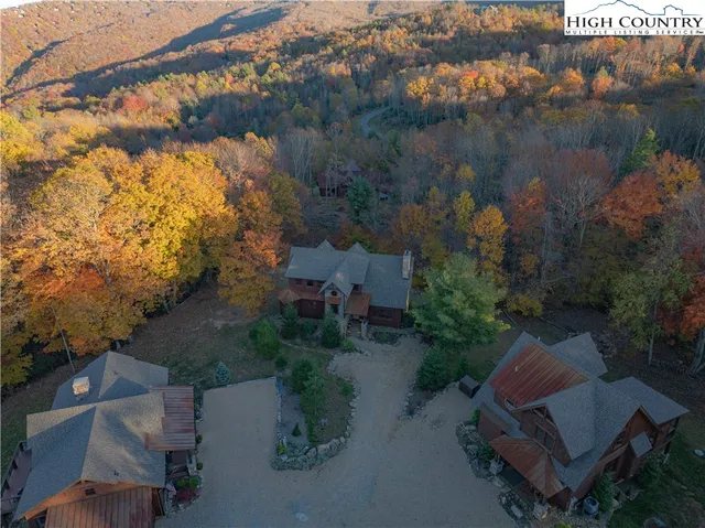 an aerial view of house with outdoor space