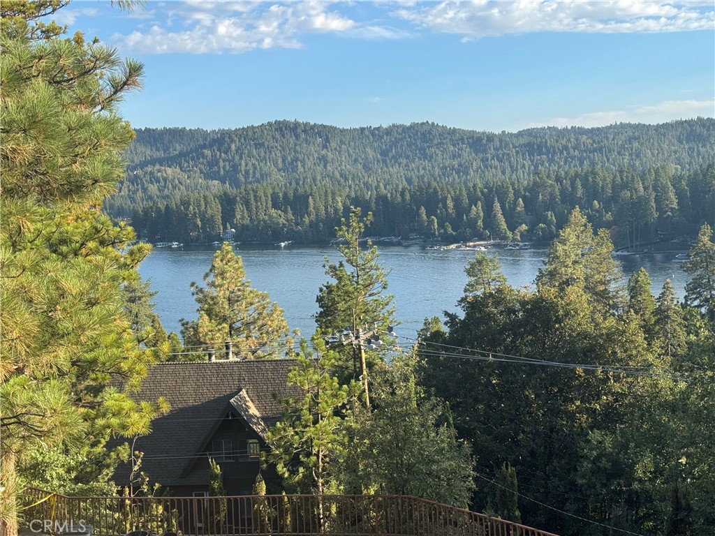 27914 West Shore Road Lake Arrowhead, CA 92352 - Photo 8 of 22 a view of a lake with a mountain in the background