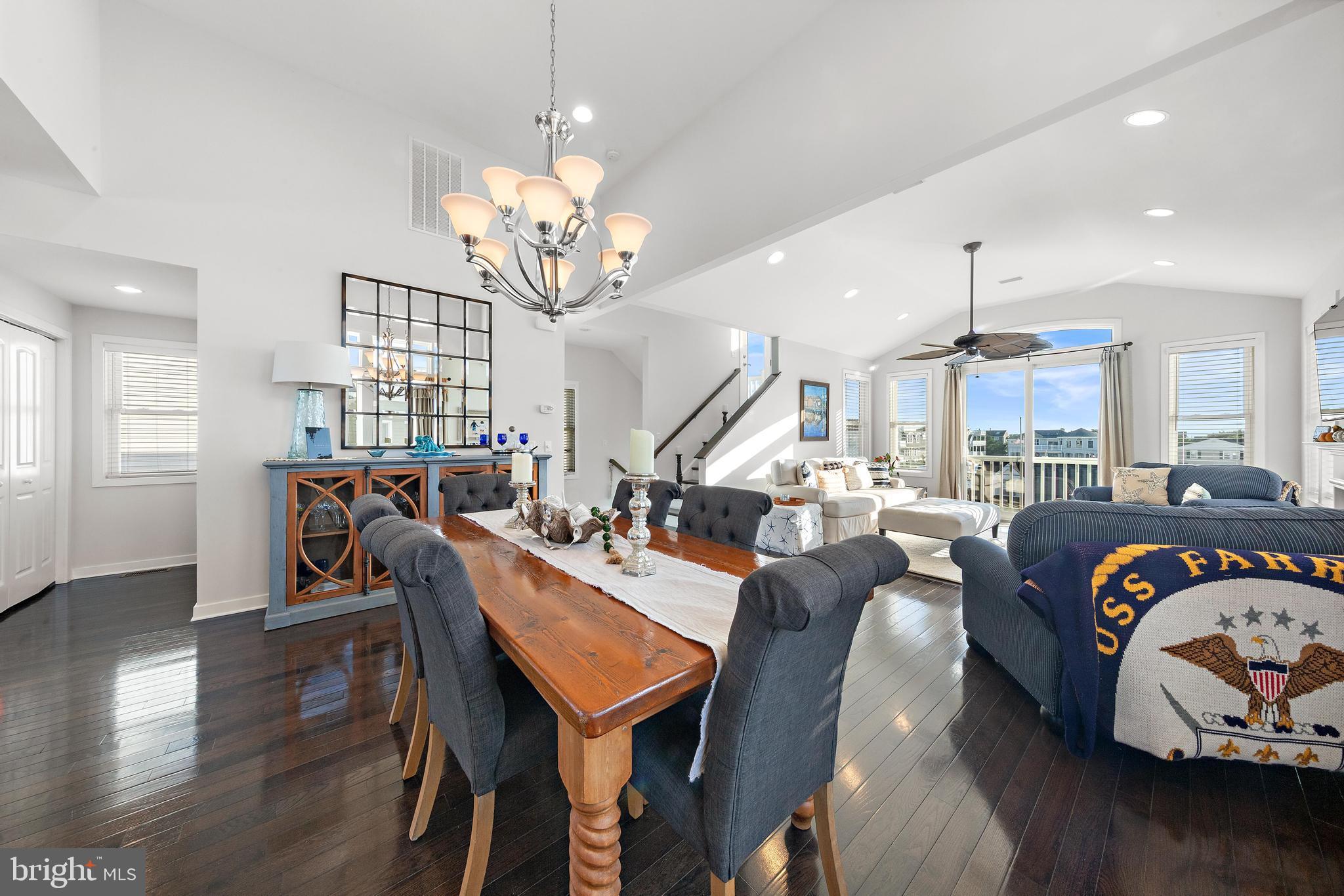 27 West 33rd Street Long Beach Township, NJ 08008 - Photo 41 of 83 a view of a dining room with furniture and wooden floor