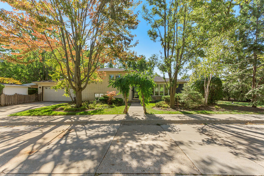 a view of street with small houses