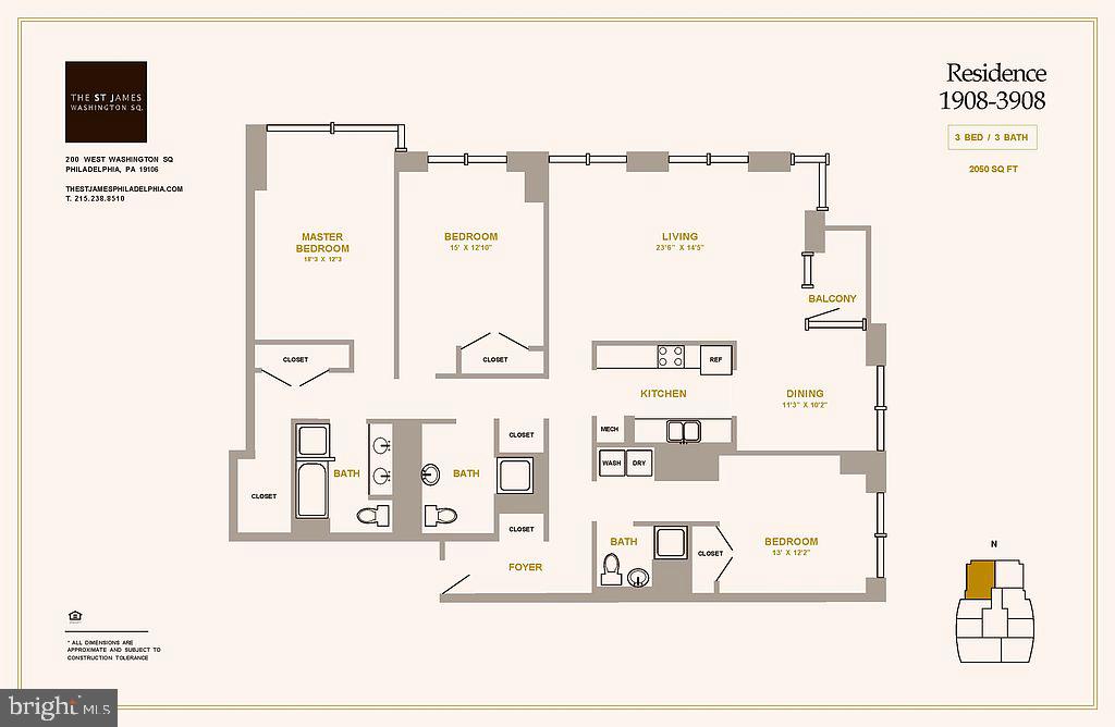 206 West Washington Square, Unit 1908 Philadelphia, PA 19106 - Photo 31 of 31 unknown