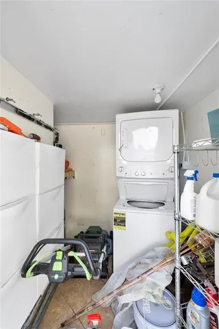 a room with storage and utility