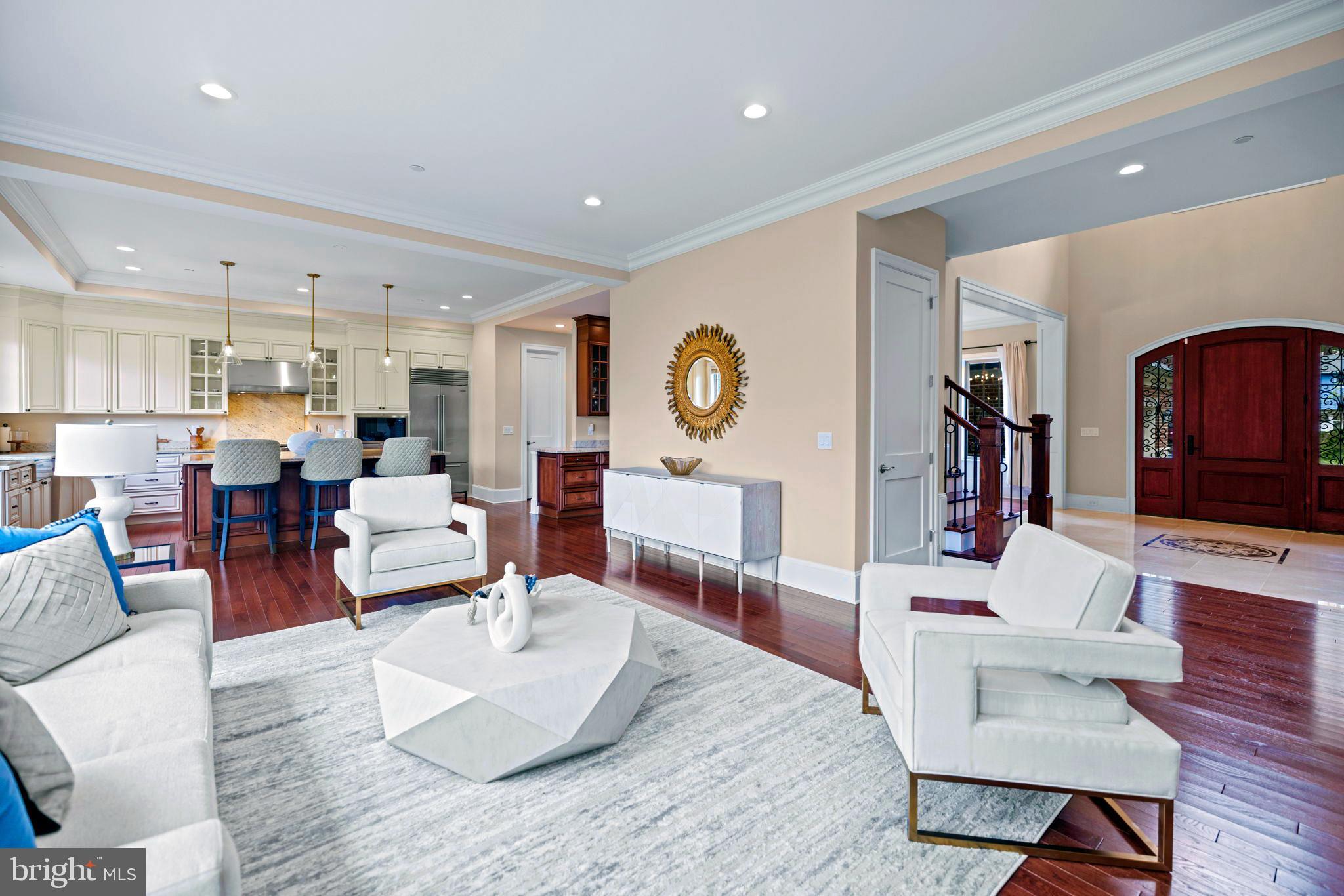 7708 Beech Tree Road Bethesda, MD 20817 - Photo 18 of 55 a living room with furniture and wooden floor