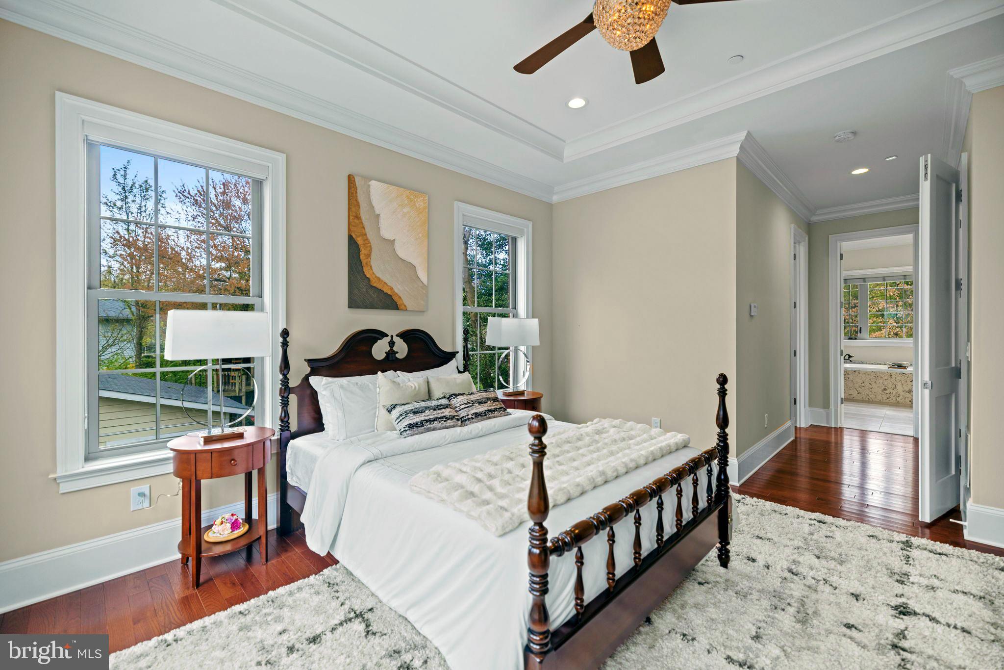 7708 Beech Tree Road Bethesda, MD 20817 - Photo 22 of 55 a bedroom with a bed and a window