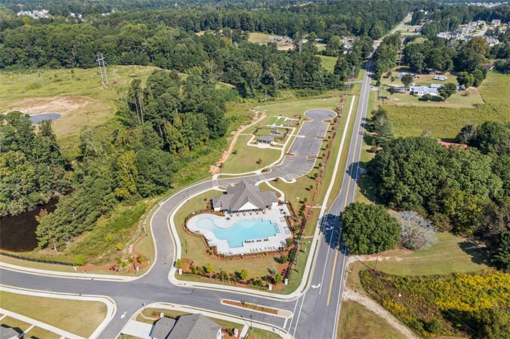 16 Casteel Circle Bethlehem, GA 30620 - Photo 41 of 48 an aerial view of a house with a ocean view