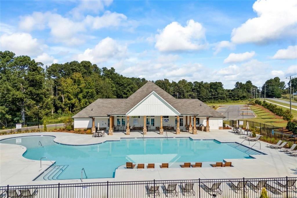 16 Casteel Circle Bethlehem, GA 30620 - Photo 43 of 48 a view of house with garden space and swimming pool