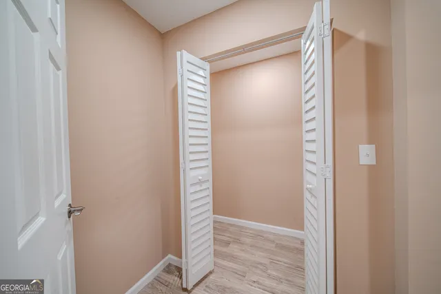 a view of closet area