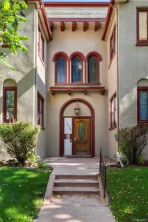 a view of a city that has tall buildings