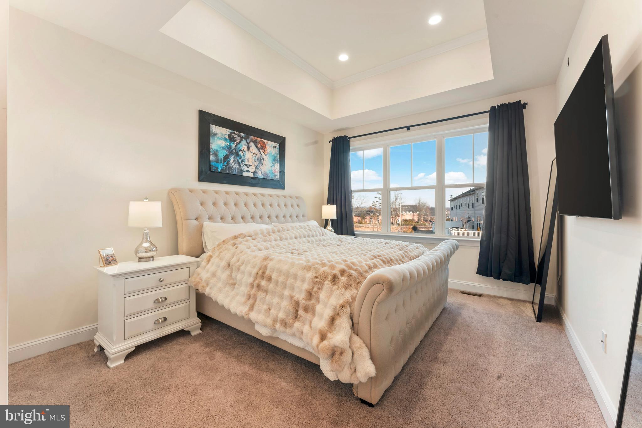 2 Parry Way Warminster, PA 18974 - Photo 16 of 41 a spacious bedroom with a bed and a flat screen tv