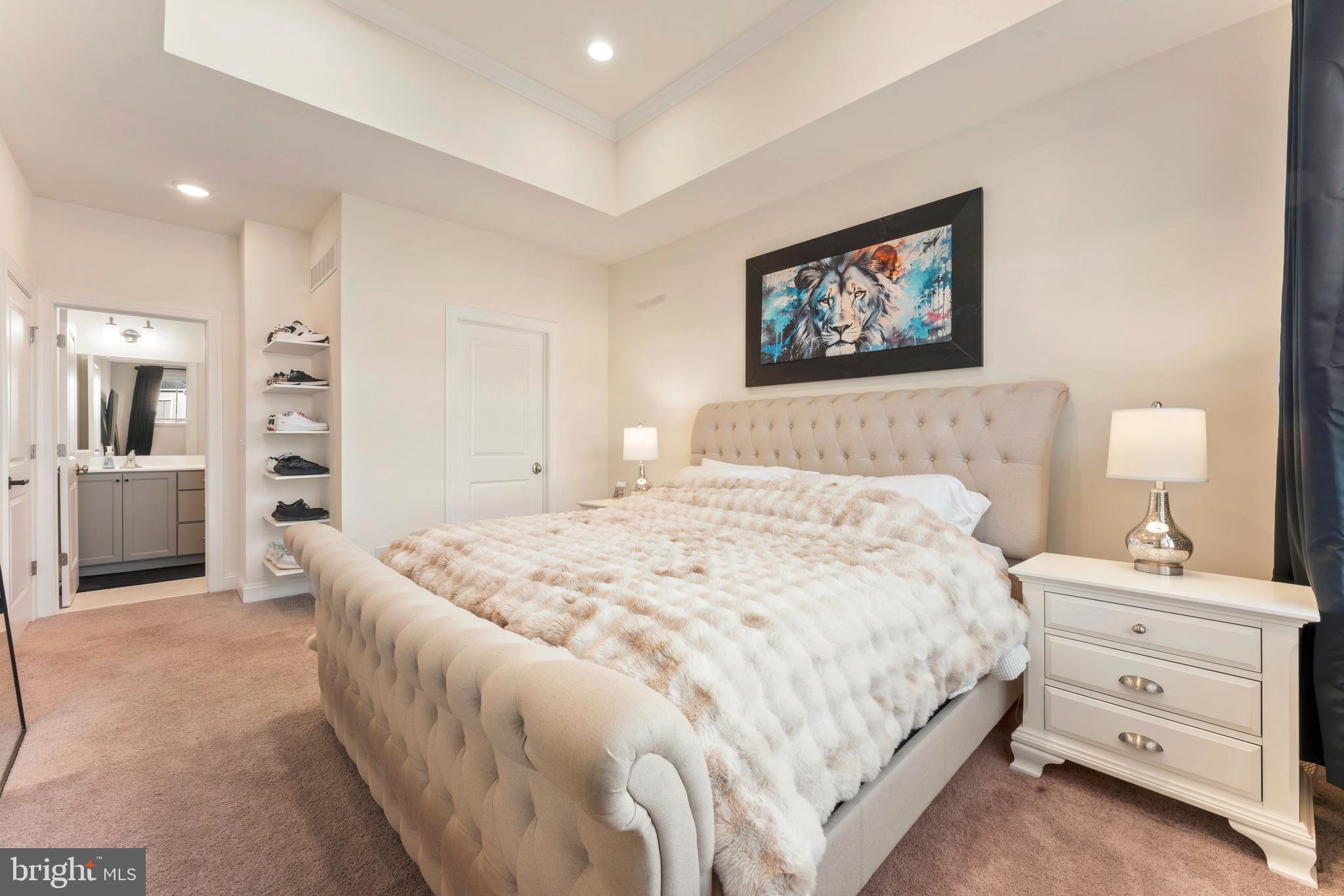 2 Parry Way Warminster, PA 18974 - Photo 17 of 41 a bedroom with a bed and a lamp on table