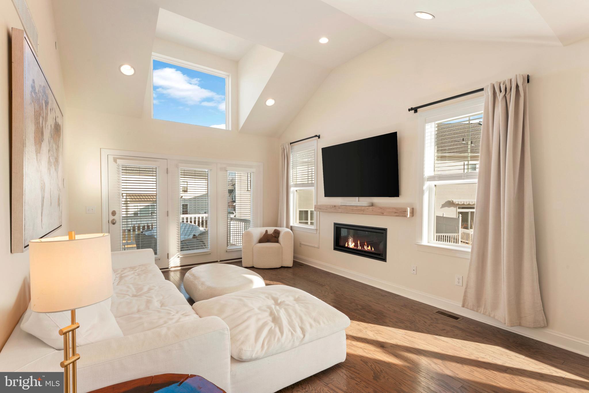 2 Parry Way Warminster, PA 18974 - Photo 6 of 41 a living room with fireplace furniture and a flat screen tv