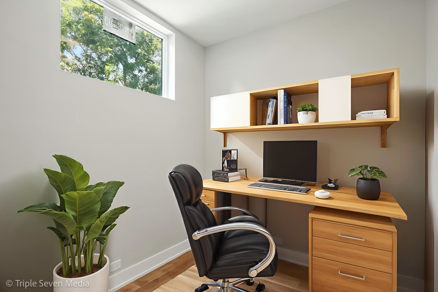 18801 Ruth Drive Mokena, IL 60448 - Photo 7 of 35 a view of a workspace with furniture and a potted plant