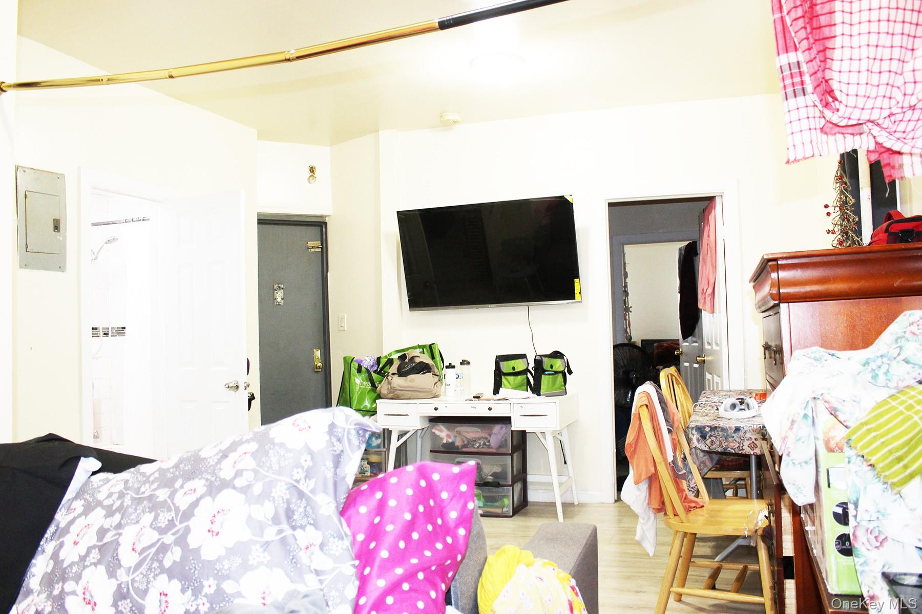 1731 White Plains Road Bronx, NY 10462 - Photo 12 of 16 Living area featuring wood finished floors and electric panel