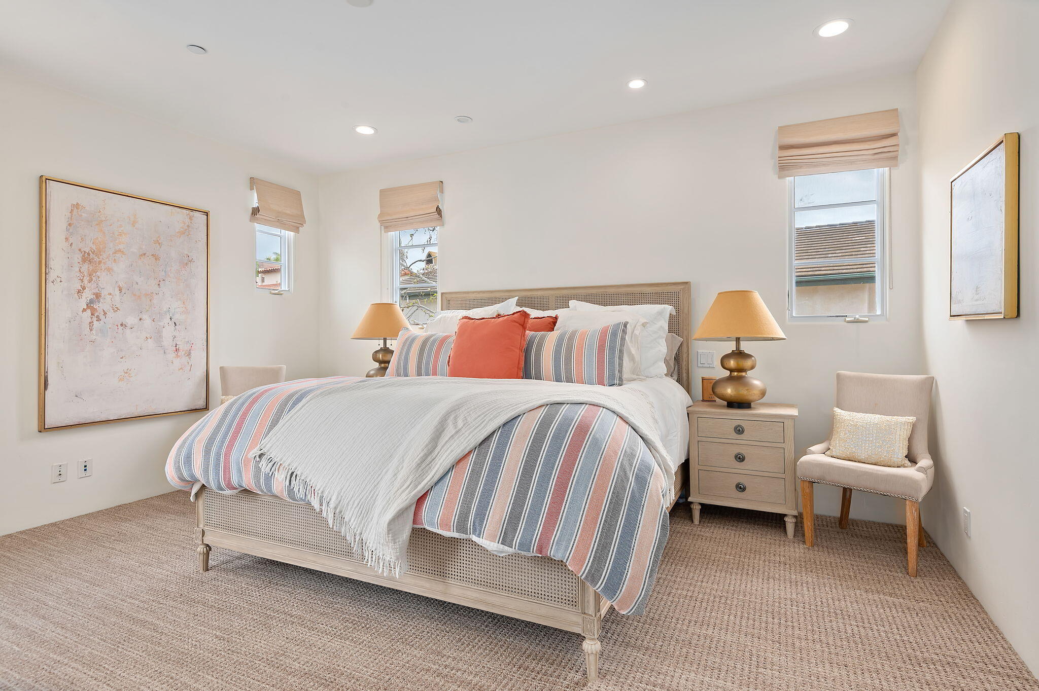 4366 Modoc Road Santa Barbara, CA 93110 - Photo 13 of 23 a bedroom with a bed and a window