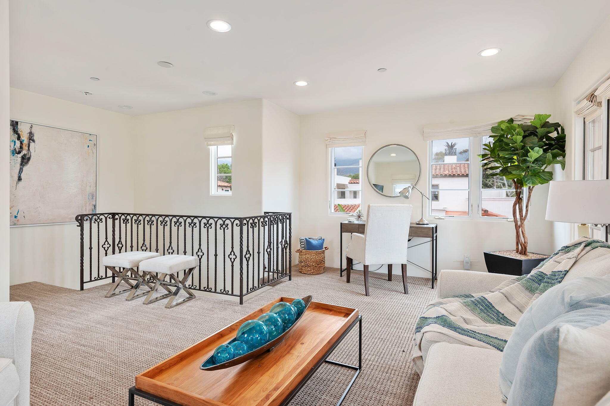 4366 Modoc Road Santa Barbara, CA 93110 - Photo 20 of 23 a living room with furniture and a window
