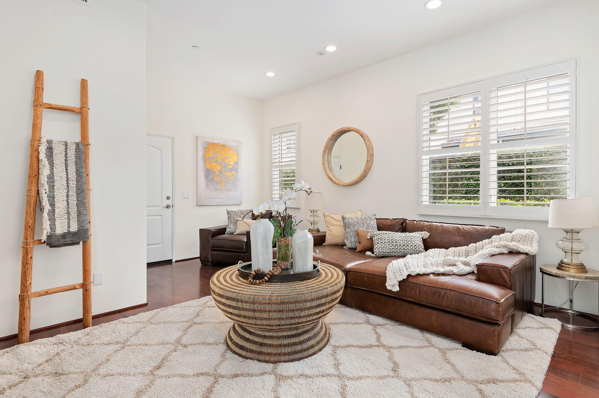 4366 Modoc Road Santa Barbara, CA 93110 - Photo 9 of 23 a living room with furniture and a large window