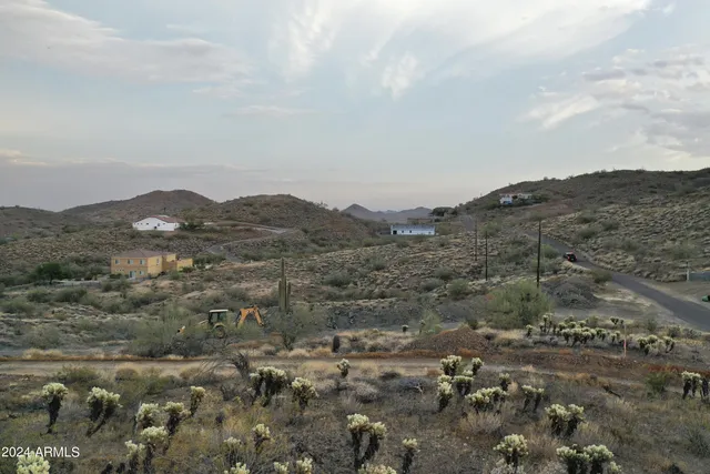 a view of mountain view with lots of trees