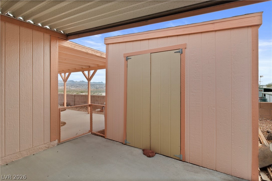 1609 Cajon Court Laughlin, NV 89029 - Photo 52 of 69 View of shed with a mountain view