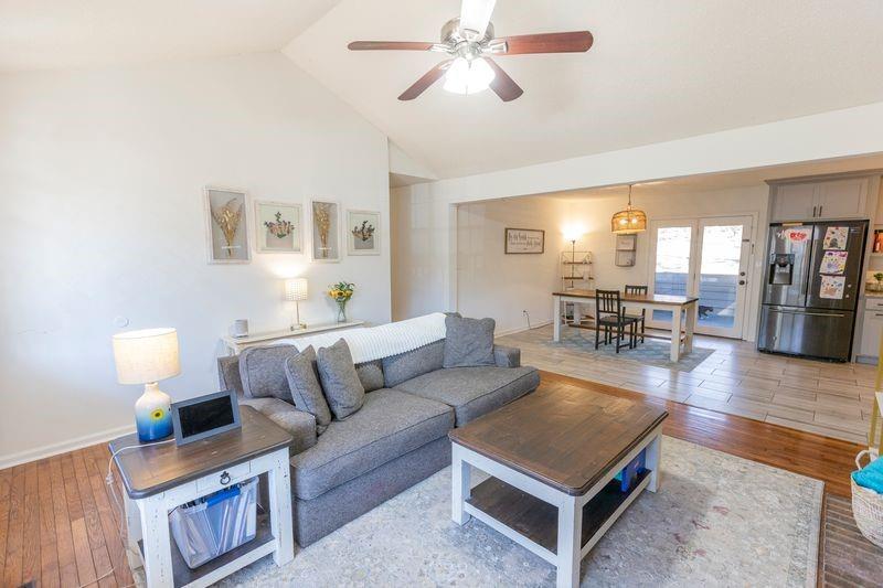 5028 Bird Road Gainesville, GA 30506 - Photo 5 of 34 a living room with furniture and wooden floor